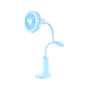 Mini USB Charging Table Lamp Clip Fan