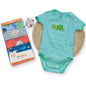 Embroidered Cotton Children's Short-sleeved Jumpsuit