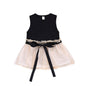 Sleeveless Lace Dress With Wooden Ears
