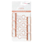 Rose gold binder set, ticket holder, test paper data folder