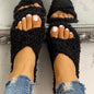 Fashion Plus Size New Pure Color Plush Drag