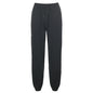 Letter Embroidered Elastic Strap Sweater Pants Women's Sports Casual Pants