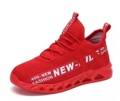 Kids’ Mesh Sneakers with Rubber Sole, Sizes 27–38