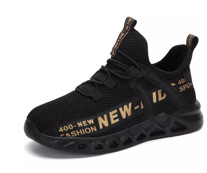 Kids’ Mesh Sneakers with Rubber Sole, Sizes 27–38