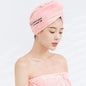 Cartoon Absorbent Thick Coral Fleece Dry Hair Towel