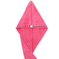Cartoon Absorbent Thick Coral Fleece Dry Hair Towel