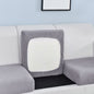 Polar Fleece Sofa Cushion Pure Color Stretch Full Cover Sponge Cushion Cover