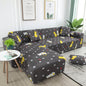Geometric Design Spandex Corner Sofa Covers Long Elastic Material Couch Cases