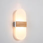 Wooden LED Wall Lamp Simple Modern Living Room Study Bedroom Bedside Lamp