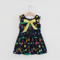 Girls Cotton Sleeveless Cartoon Animal Vest Dress