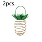 Outdoor Waterproof Garden Pineapple Solar Lights Path Lights Hanging Fairy Lights Solar Led Warm Fairy String Decor