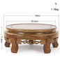 Indoor Solid Wood Vase Base for Plant or Vase