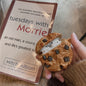 Compatible with Apple, Simulation Chocolate Chip Cookie Airpods Protective Cover