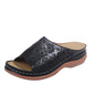 Retro Slippers Women Hollow Floral Shoes Outdoor Summer Sandals