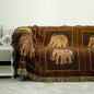 Japanese-Style Cotton Four-Layer Double-Sided Sofa Cover Cloth Towel Quilt Sofa Cushion Cover Blanket