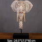 Southeast Asian Resin Elephant Figurine Decor