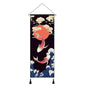 Japanese Style Scroll Painting of Crane, Landscape, or Lady