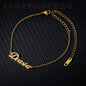 Korean Personalized Custom Letter Anklet Small And Exquisite Gifts For Women