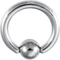 8G 5/8 Stainless Steel BCR Captive Ring