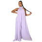 Casual Chiffon Loose Backless Women s Jumpsuit