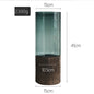 Straight glass vase