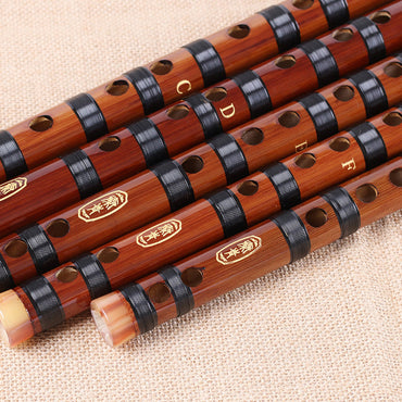 Professional Bamboo Dizi Flute – Chinese Transverse (C–G Keys)