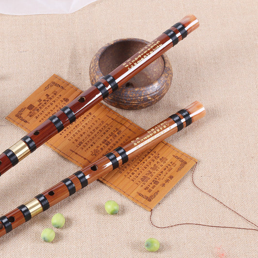 Professional Bamboo Dizi Flute – Chinese Transverse (C–G Keys)