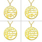 Sterling Silver Necklace Female Name Personalized Tree of Life Pendant Cross-border New Product Accessories
