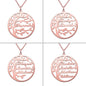 Sterling Silver Necklace Female Name Personalized Tree of Life Pendant Cross-border New Product Accessories