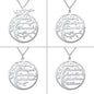 Sterling Silver Necklace Female Name Personalized Tree of Life Pendant Cross-border New Product Accessories
