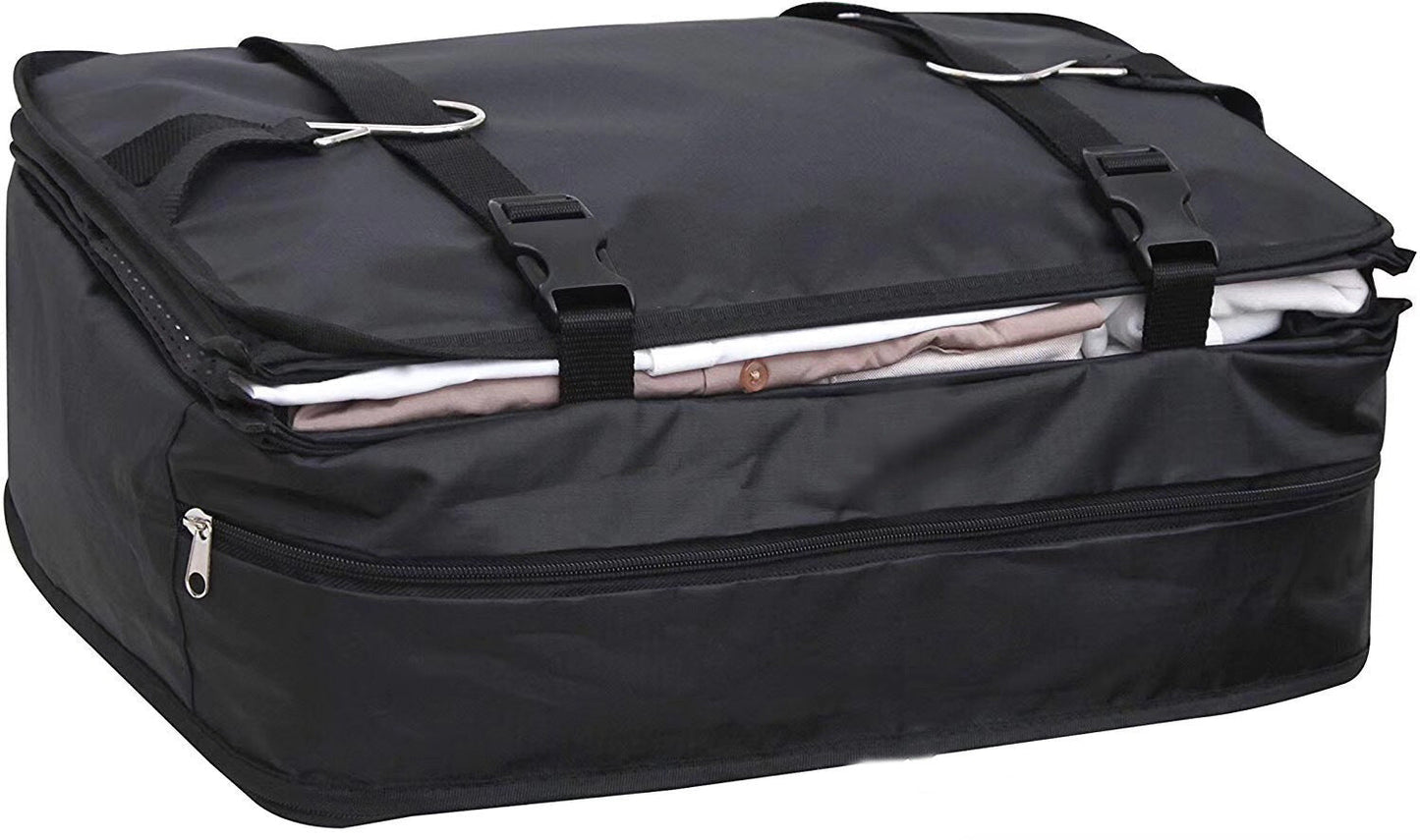 TV Household Goods Foreign Trade New Style Multifunctional Clothing Travel Storage Three-Layer Hanging Bag Travel Storage Bag