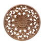 VZLX Rubber and Wood Carved Applique for Furniture
