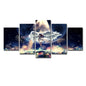 5 Board Wall Art Little Angel Firefly Lullaby Home Decoration Painting