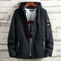 Spring And Autumn Fattening Plus Size Hooded Windbreaker