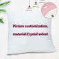 DIY Custom Photo Car Sofa Real-life Double-sided Logo Quilt Dual-use Cushion