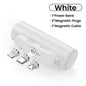 Compatible with Apple , Creative Magnetic Power Bank Mobile Power Mini Portable Emergency Three-in-one Plug Gift