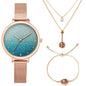 Women Bracelet And Wrist Watch Girl Exquisite Gift Box Set