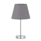 Bedside Lamp Bedroom Warm Hotel Guest Room Study Decoration Wrought Iron Cloth Cover With USB Charging Function Bedside Table Lamp