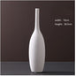 Wholesale Modern Minimalist White Ceramic Vase Ornaments European Creative Art Flower Arrangement Dried Flowers Artificial Flowers Home Decoration