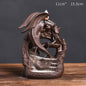 Ceramic Smoke Backflow Incense Burner Creative Flying Dragon In The Sky Nordic Pterodactyl Sandalwood Flow Stove Decoration