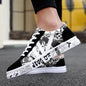 Moipheng Sneakers Women Black Platform Sneakers Casual Vulcanized Shoes Autumn Plus Size 35-44 Lover Shoes Zapatillas Mujer