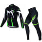 Men's Cycling Jersey Set With Long Sleeves Quick-Dry Road Bike Motorcycle Clothing Set Breathable Cycling Jersey Suit