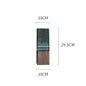 Wood Color Tansparent Glass Vase Combination Flower Arrangement