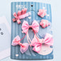 Korean Girl Princess Korean Bow Hairpin Hairpin Combo Set Hair Accessories Birthday Gift Headdress Gift Box