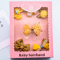 Korean Girl Princess Korean Bow Hairpin Hairpin Combo Set Hair Accessories Birthday Gift Headdress Gift Box