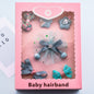 Korean Girl Princess Korean Bow Hairpin Hairpin Combo Set Hair Accessories Birthday Gift Headdress Gift Box