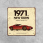 New Retro Car Tin Painting
