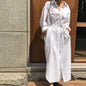Women's Plus Size Dress All Match Loose Women's Long Dress