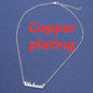 Customized Personalized Name Gold Copper Alloy Letter Pendant Necklace