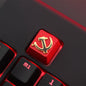 Keystone Customized Personalized Relief Zinc Aluminum Alloy Metal Keycap Mechanical Keyboard  Height Button 68 Yuan File